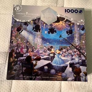 Disney 100!  A 1000 piece puzzle, Thomas Kinkade